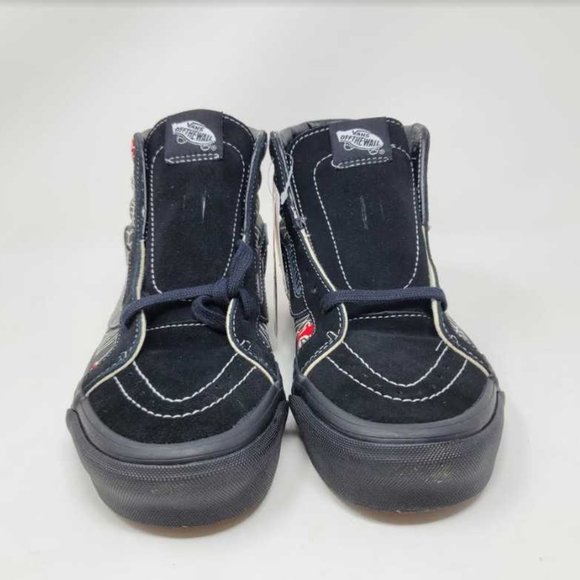 New men's Vans Sk8-Hi 38 DX Anaheim Factory OG black spider web shoes - Picture 5 of 8